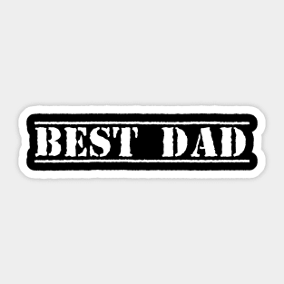 Best DAD Sticker